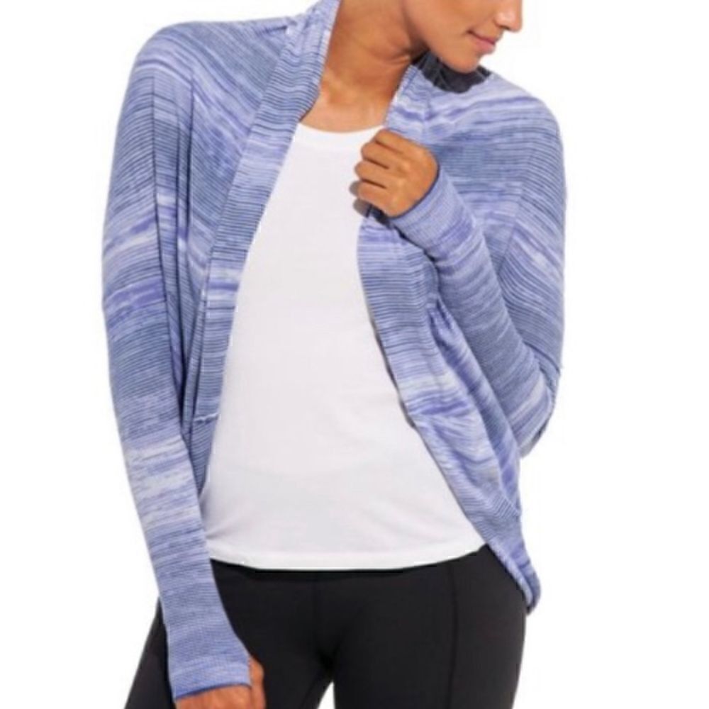 Calia by Carrie Underwood Effortless Striped Cocoon Sweater